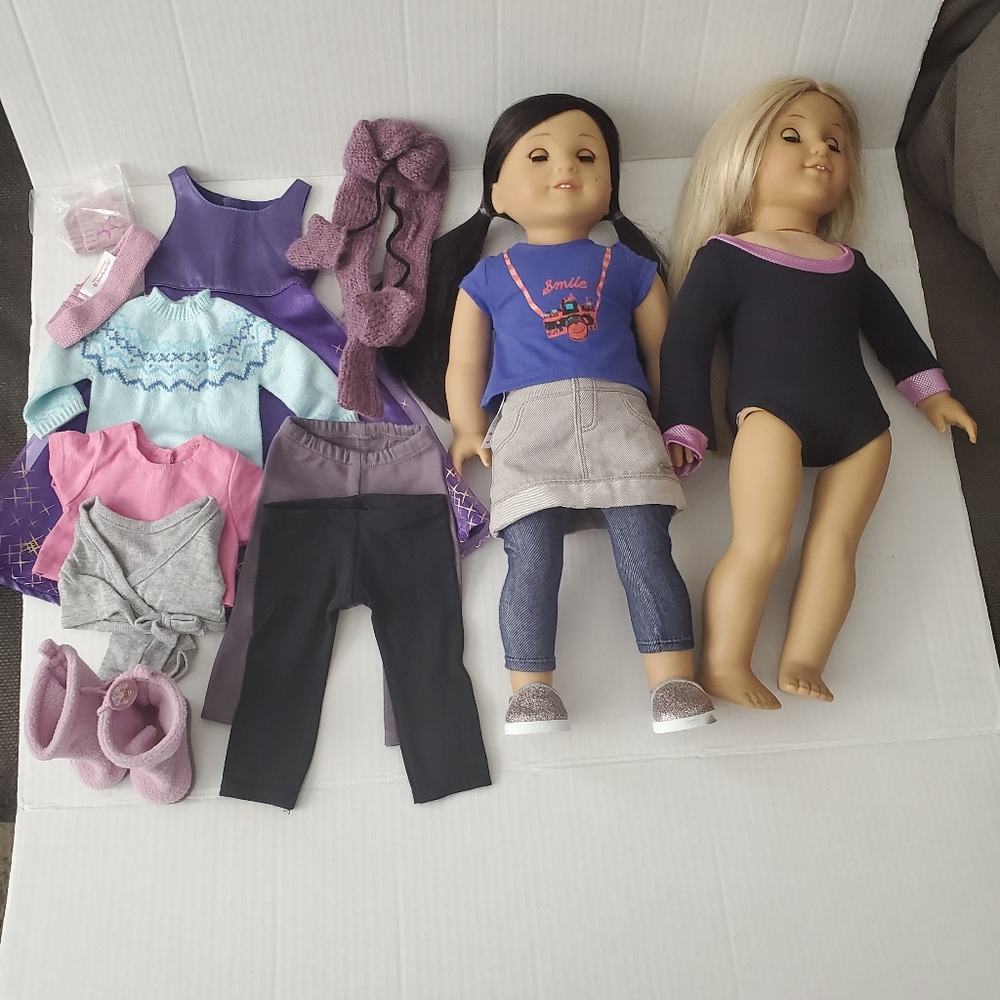 American Girl Dolls and Clothes  Bundle.
